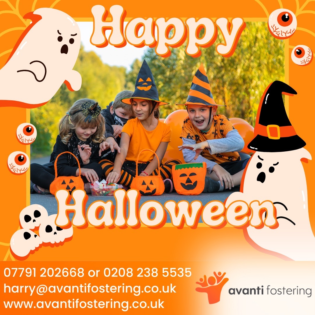 Happy Halloween from Avanti Fostering! 👻🧡

We hope you enjoy a day full of fun and special memories! Share your Halloween moments in the comments, or tag us in your photos—we’d love to see them!

#FosterCare #LoveMakesAFamily #FosteringHope #EveryChildMatters
#avantifostering #fosterparents #CouldYouFoster #FosterUK #childcare #fostering #foster #fosterachild #fosterchild #fosterchildren #fosteringchildren #fosterchildrenmatter #fosterparent #fosterfamily #London #westmidlands #jobs #teacher #nurse #NowHiring #CareerChange #fostercare #ukfostercare #HappyHalloween #SpookySeason #HalloweenFun #Halloween